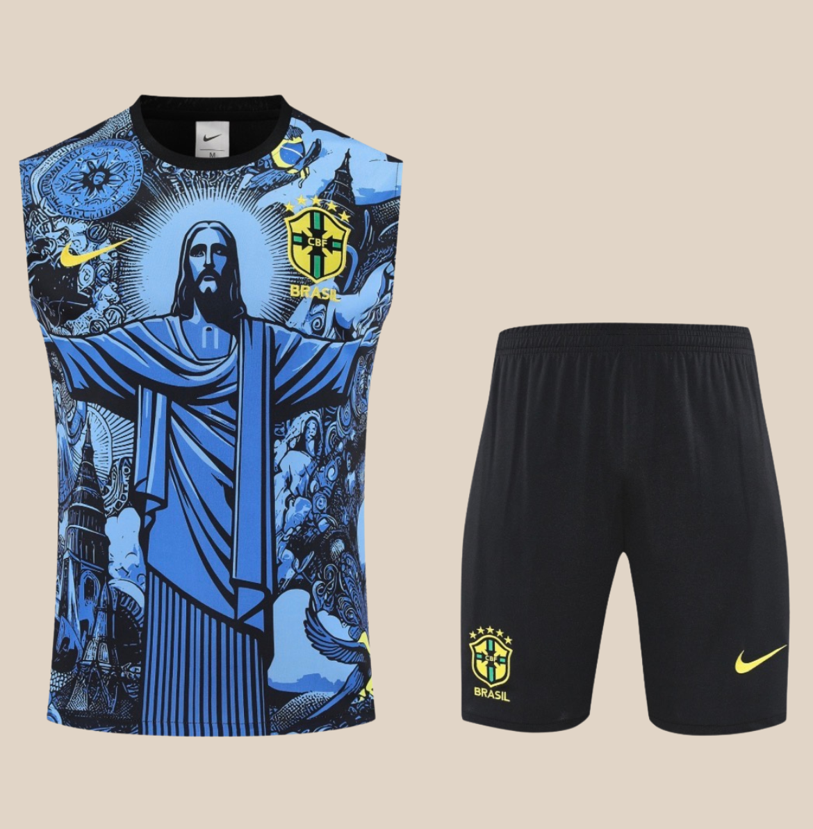 Set Canotta Brasile Cristo