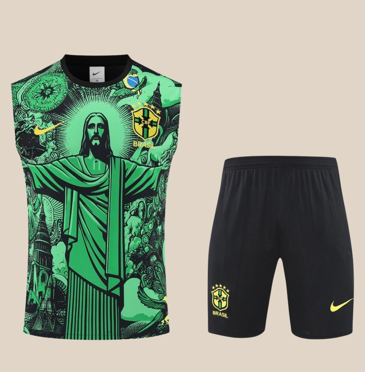 Set Canotta Brasile Cristo