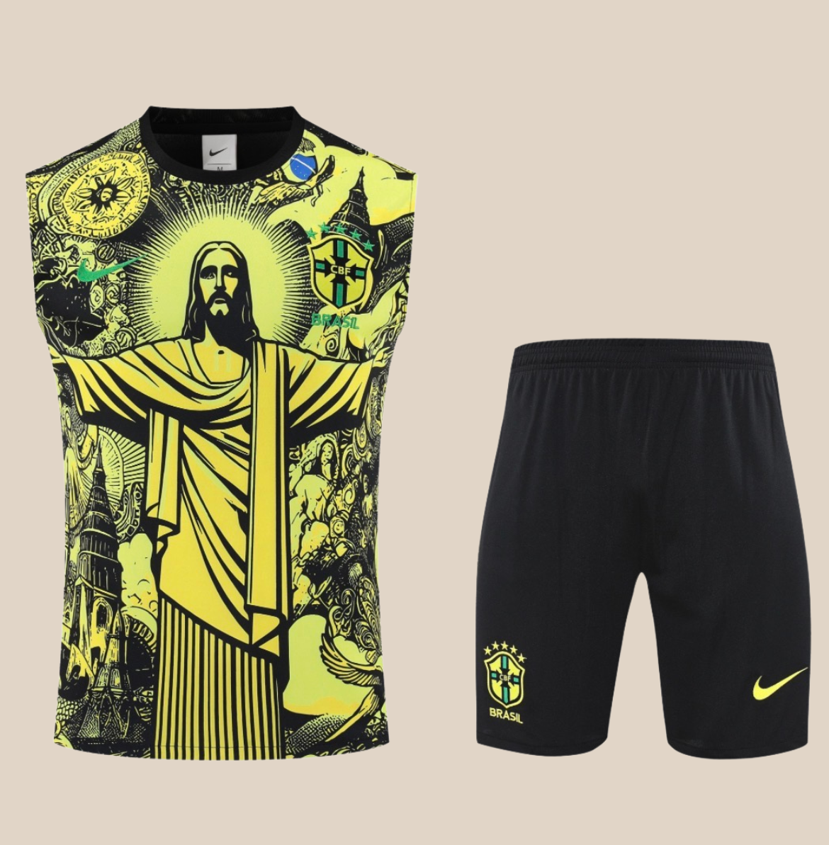Set Canotta Brasile Cristo