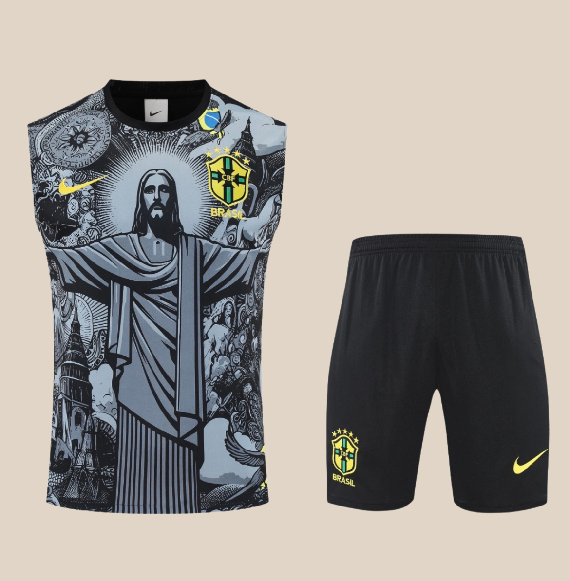 Set Canotta Brasile Cristo