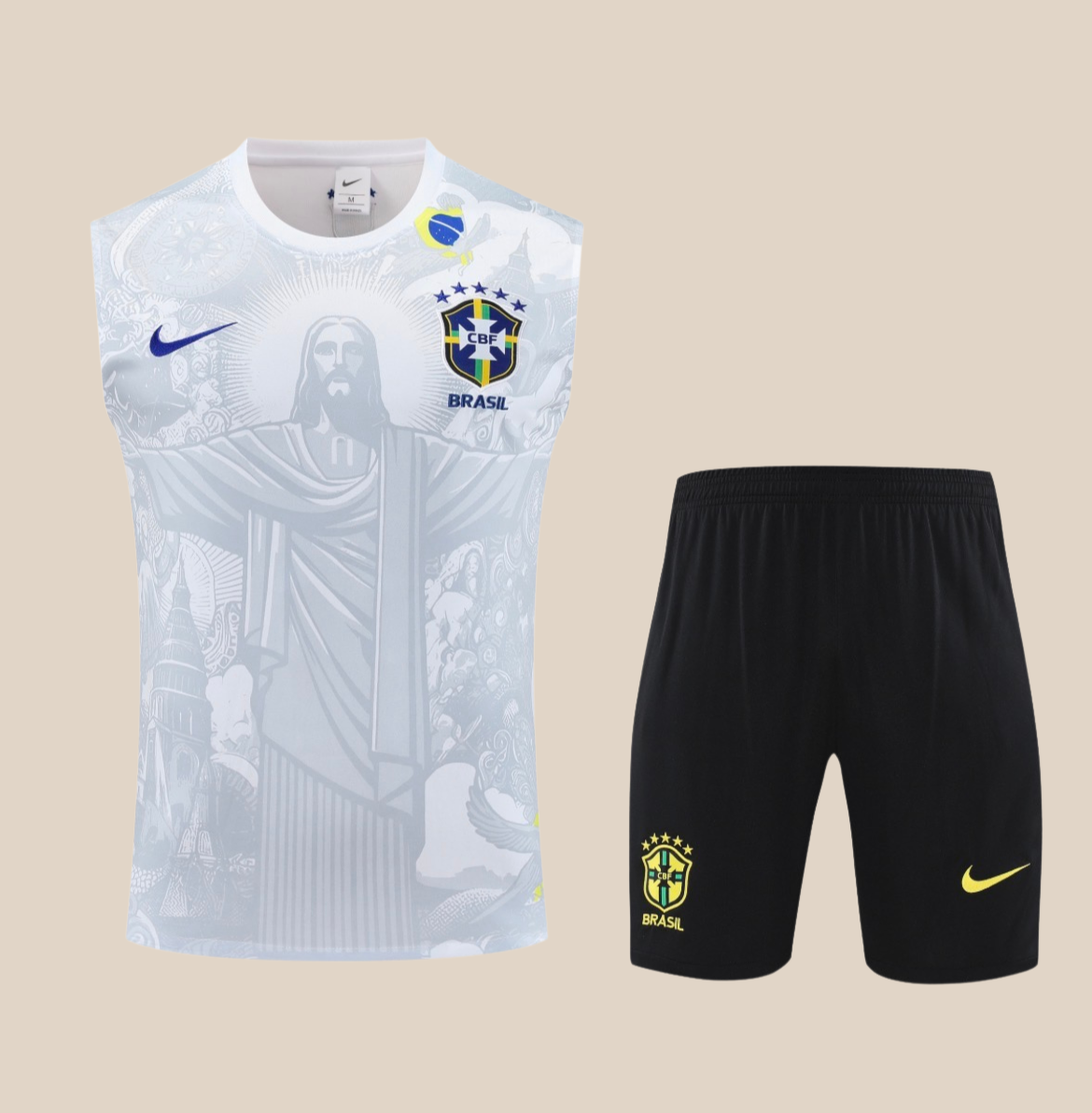 Set Canotta Brasile Cristo